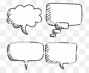 Speech Bubble Drawing - Horizontal png