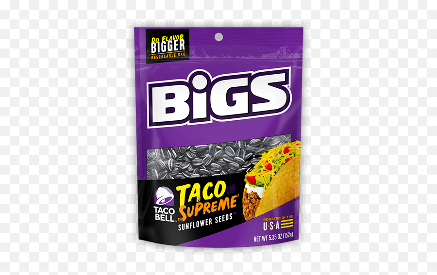 Taco Bell Flavored Sunflower Seeds Bigs Png Icon