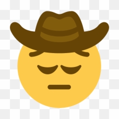 Leaked Furk Scripts - Sad Cowboy Emoji Transparent png