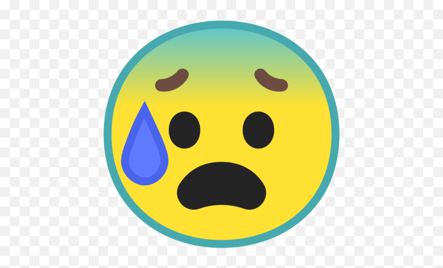 Anxious Face With Sweat Emoji - Welcome To Ohio Sign Png,Sweat Emoji Png