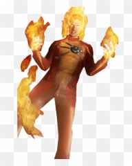 Download Hd Png Firestorm - Human Torch,Firestorm Png
