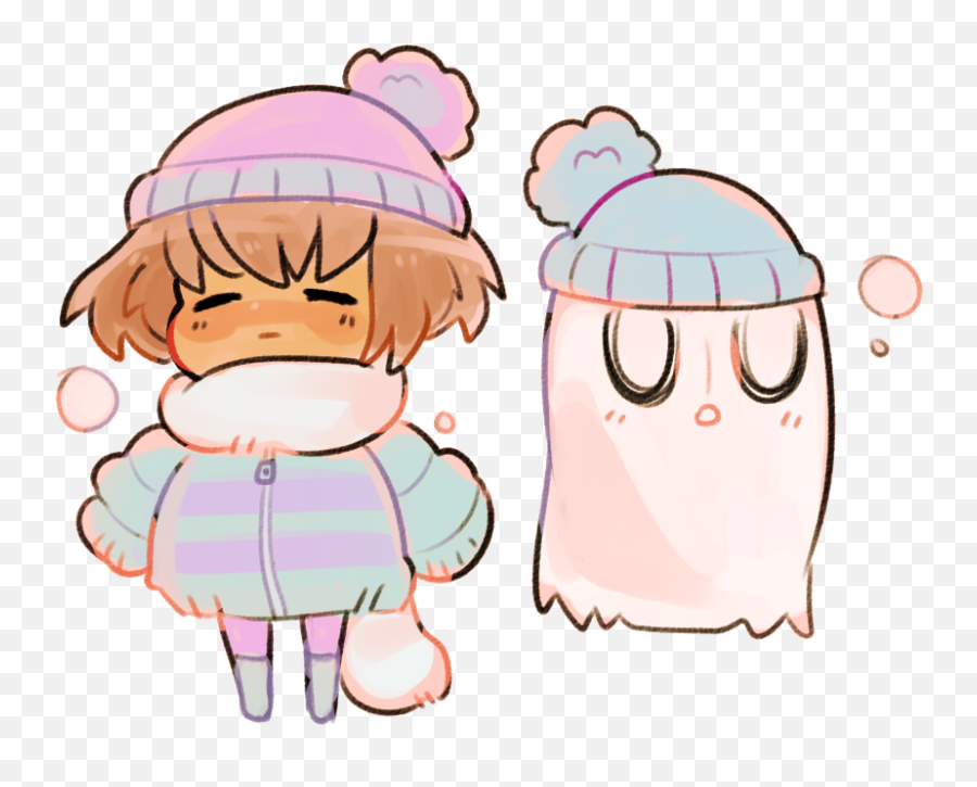 Undertale Frisk Png - Frisk And Napstablook 3919582 Vippng Frisk Undertale Fanart Cute,Frisk Png