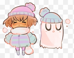 Undertale Frisk Png - Frisk And Napstablook 3919582 Vippng Frisk Undertale Fanart Cute,Frisk Png