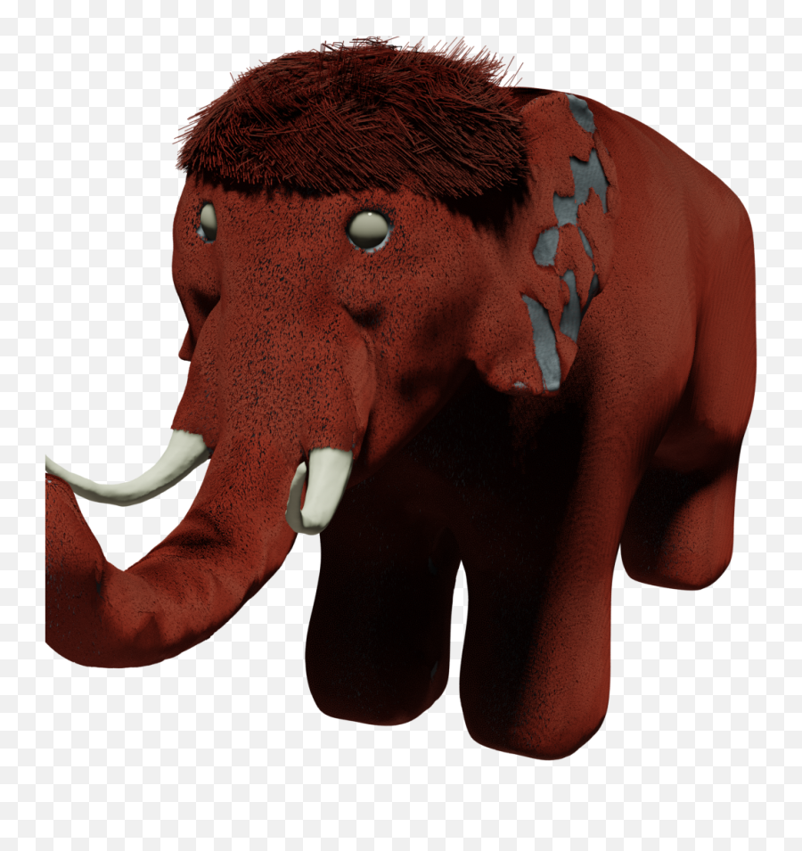 Cybercow And Another Render The Elephant Now Became A Mas - Indian Elephant Png,Mastodon Png