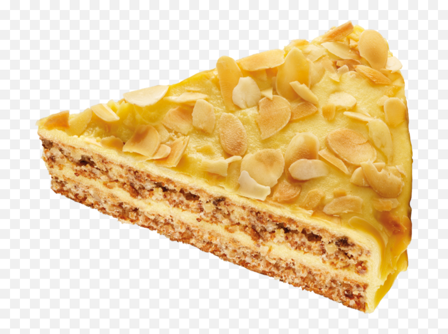 Almondy Slice - Cheesecake Png,Cake Slice Png