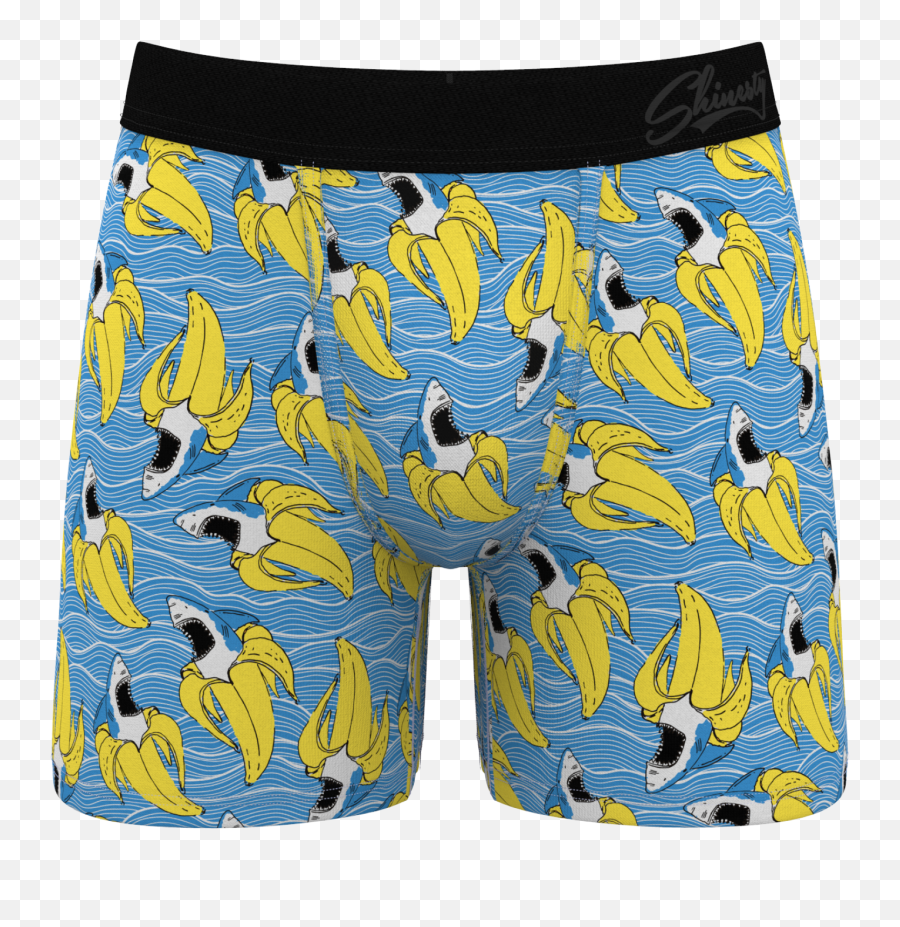 The Sharknanas Shark And Banana Ball Hammock Boxers - Banana Boxers Png,Boxers Png