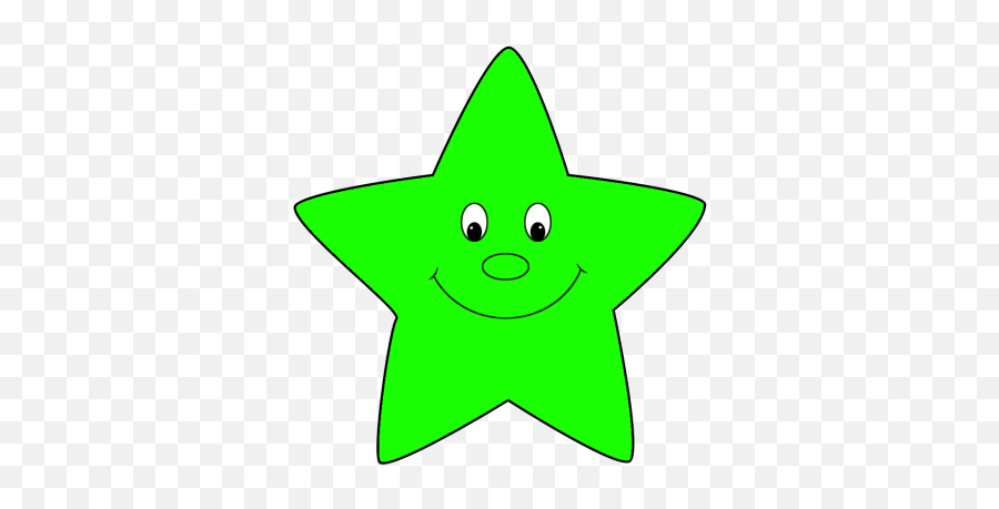 Star Clipart Free Png Transparent Image - Cartoon Smile Green Star Png,Cartoon Star Png