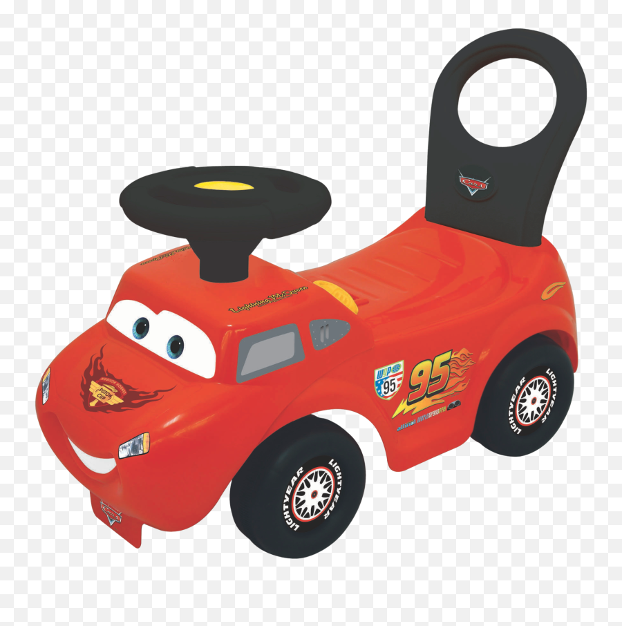 Disney Pixar Cars Light And Sound Mcqueen Racer Clipart - Lightning Mcqueen Ride On Car Png,Car Light Png