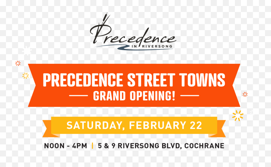 Precedence Street Towns Grand Opening - Trico Homes Calligraphy Png,Grand Opening Png