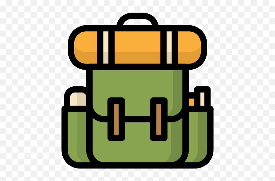 Backpack Bag Camping Travel Vacation Icon - Camping Backpack Icon Png,Back Pack Png