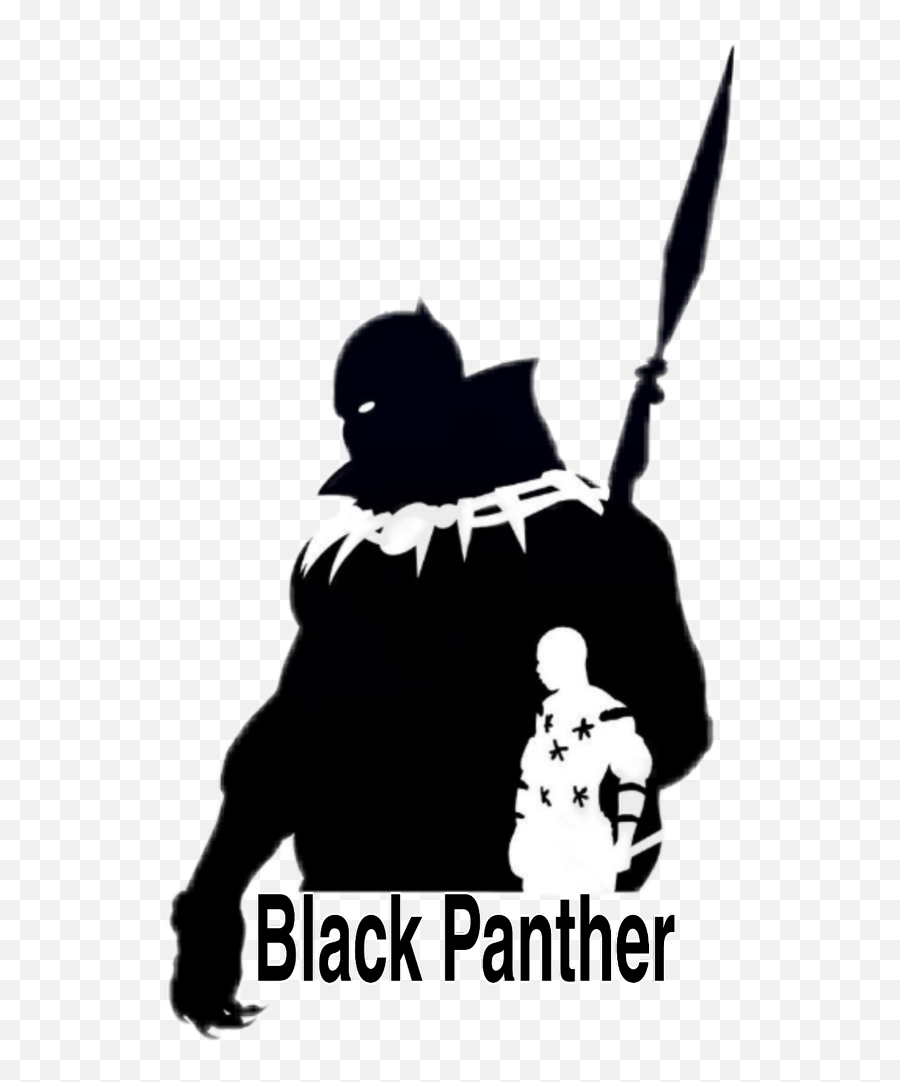 Blackpanther Blackpanthermovie Marvel Avengers - Black Panther Silhouette Art Png,Black Panther Logo Marvel