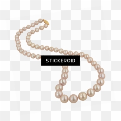 Download Pearl Pearls - Necklace Cartoon Full Size Png Transparent