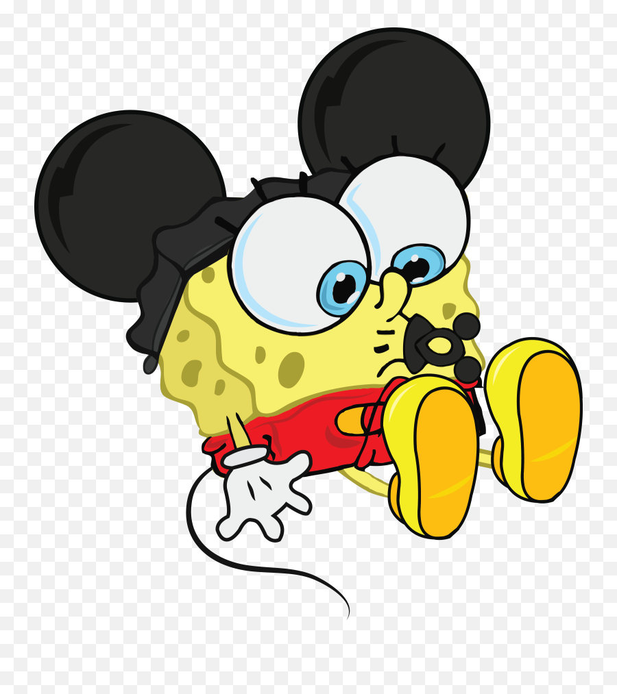 Cross Between Disney And Nickelodeon Com Imagens Papel - Spongebob As A Baby Png,Mr Krabs Png