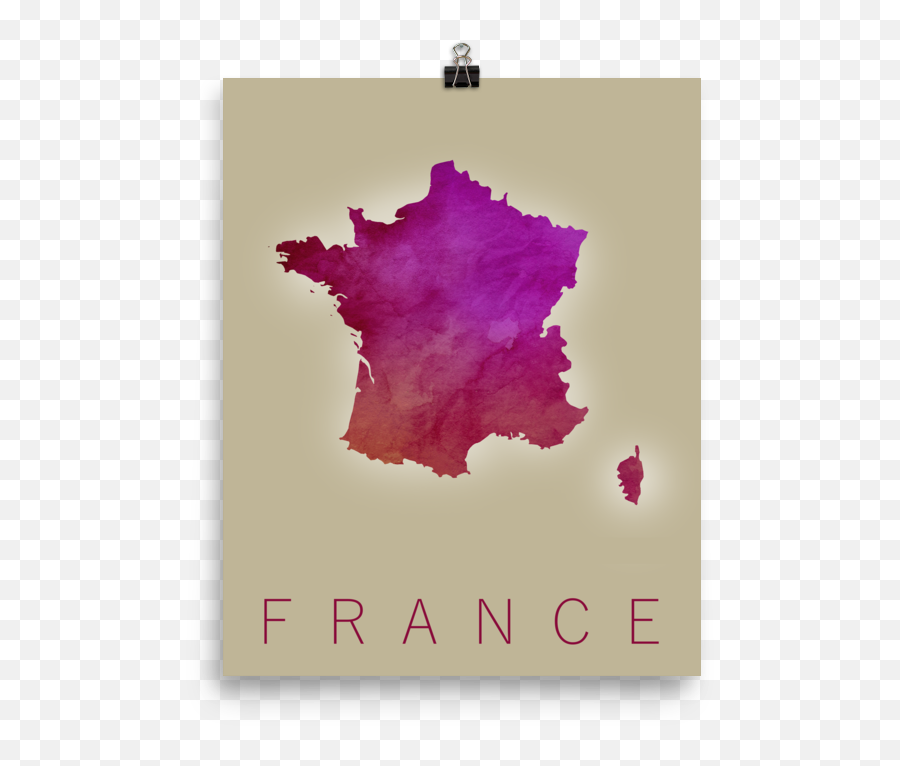 France Purple Watercolor Poster - Rightmove France Png,Purple Watercolor Png