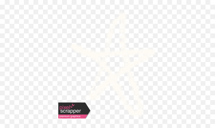 School Chalk Star 02 Graphic - Darkness Png,Pixel Star Png