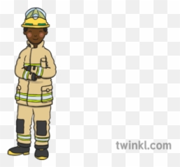 Nz Firefighter Illustration - Twinkl Cartoon Png,Firefighter Png
