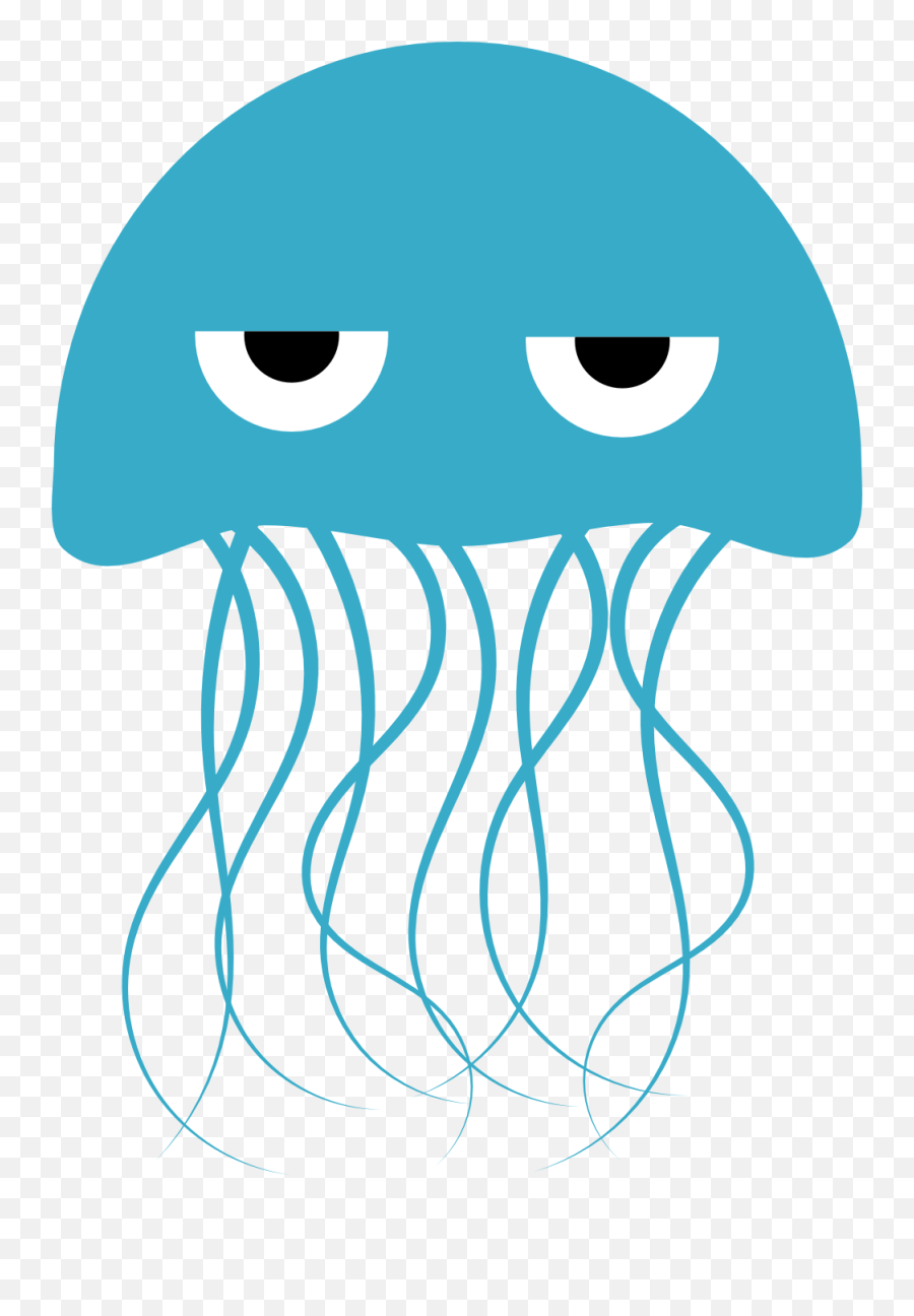 Things Under The Sea Clipart - Blue Jellyfish Clipart Png,Under The Sea Png