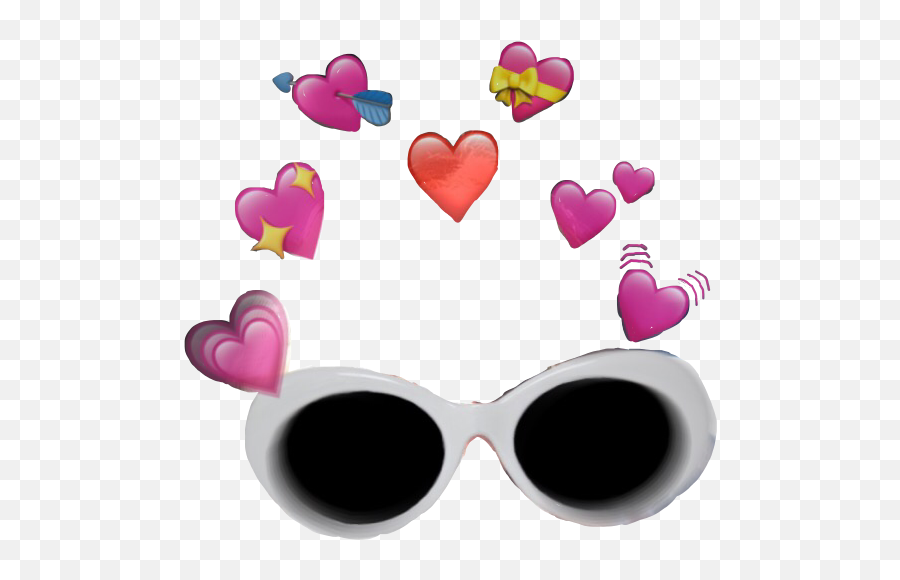 Trending Clout Stickers - Heart Png,Clout Glasses Png