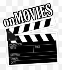 On Movies Stamps Watermark In Png - Clapper Board