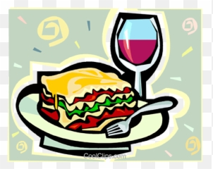 Lasagna Royalty Free Vector Clip Art - Italian Food Clip Art Png,Lasagna Png