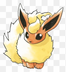 136flareon Rg - Flareon Pokemon Png,Flareon Png