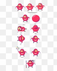 Download Hd Knuckles Sings Ugandan Sprite Sheet By - png
