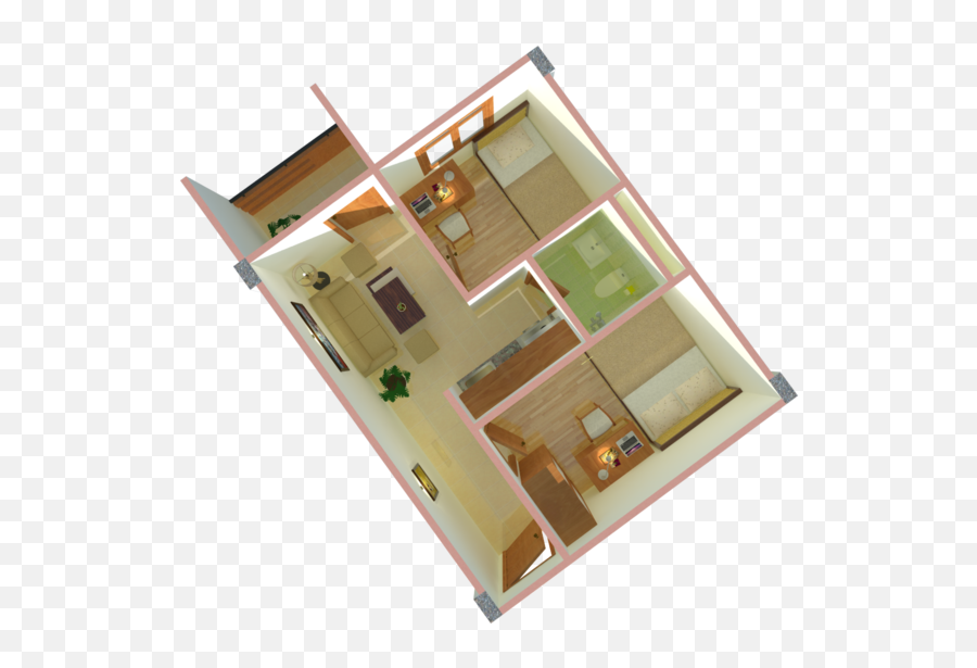 Apartment - C 3d Cad Model Library Grabcad Floor Plan Png,Apartment Png