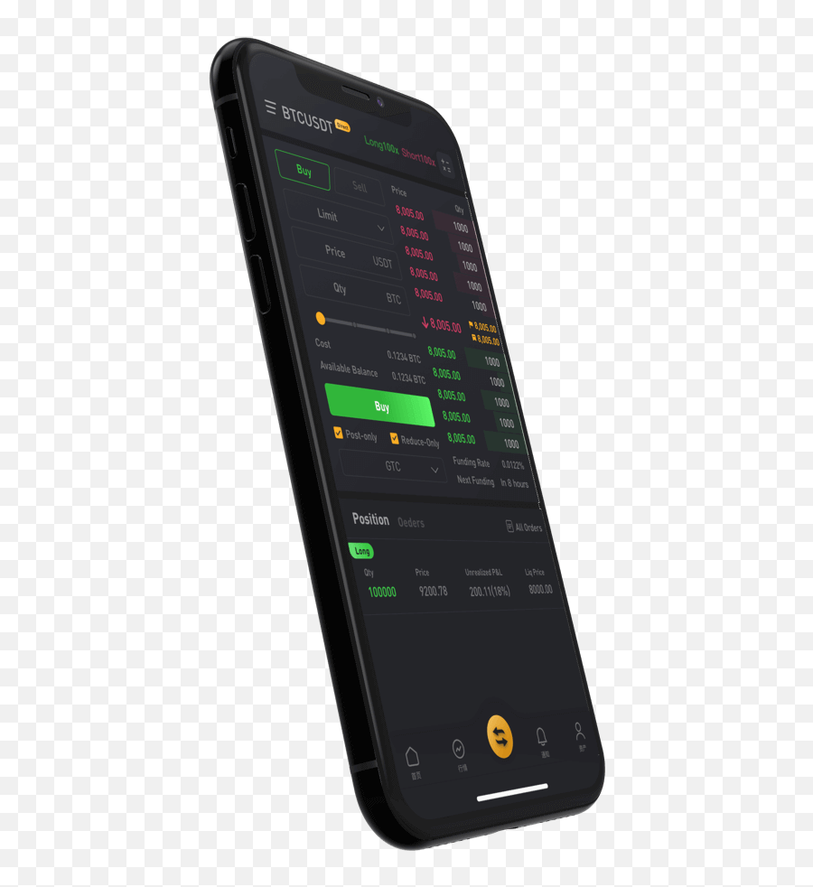 Bybit Bitcoin Ethereum Futures Trading Cryptocurrency - Smartphone Png,Bitcoin Transparent Background