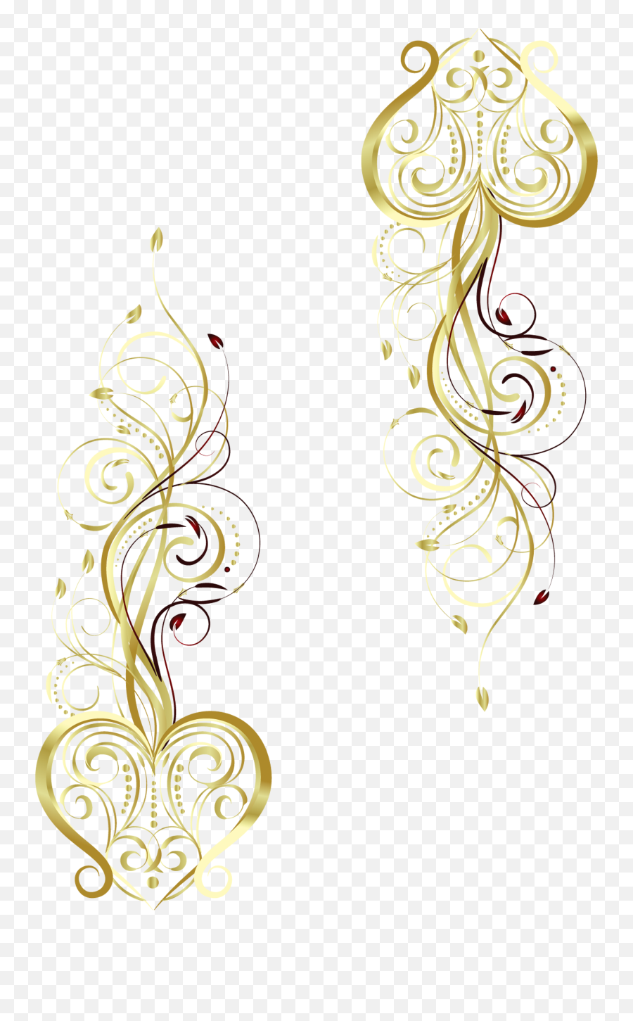 Pattern Motif Gratis Gold Wedding Png Free Photo Clipart