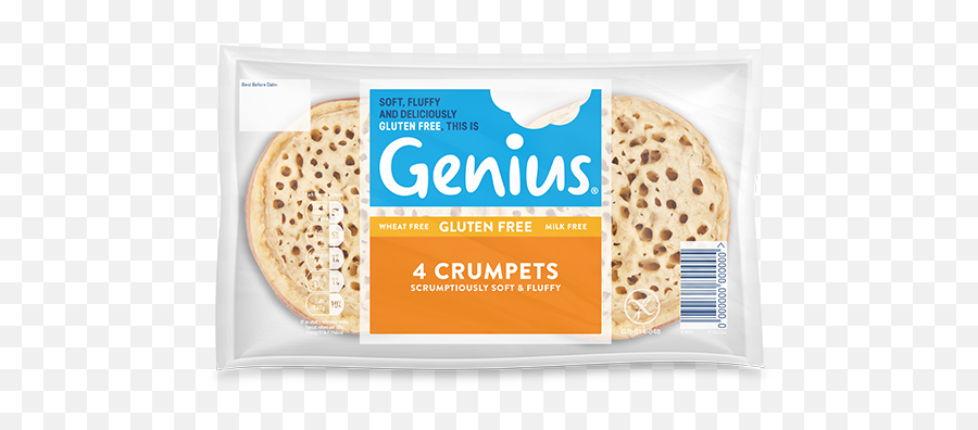 Genius Gluten Free Products U0026 Recipes - Tasty Gluten Free Genius Gluten Free Crumpets Png,Gluten Free Png