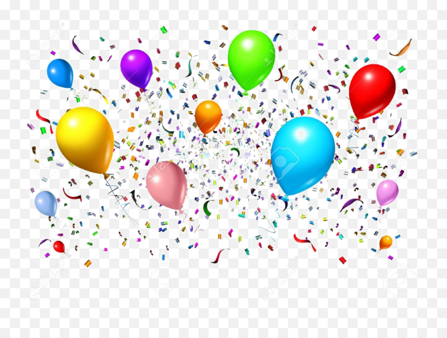 Celebration Png Transparent Images - Party Balloons And Streamers,Celebration Png