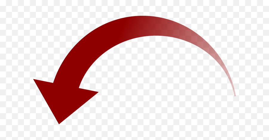 Red Down Arrow Transparent Png - Transparent Background Curved Arrow Png,Red Curved Arrow Png