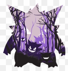 Limited Edition Cheap Daily T Shirts - Gengar Wallpaper Iphone Hd Png,Gengar Png