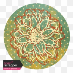 Discover Circle - Floral Green graphic by Marisa Lerin png
