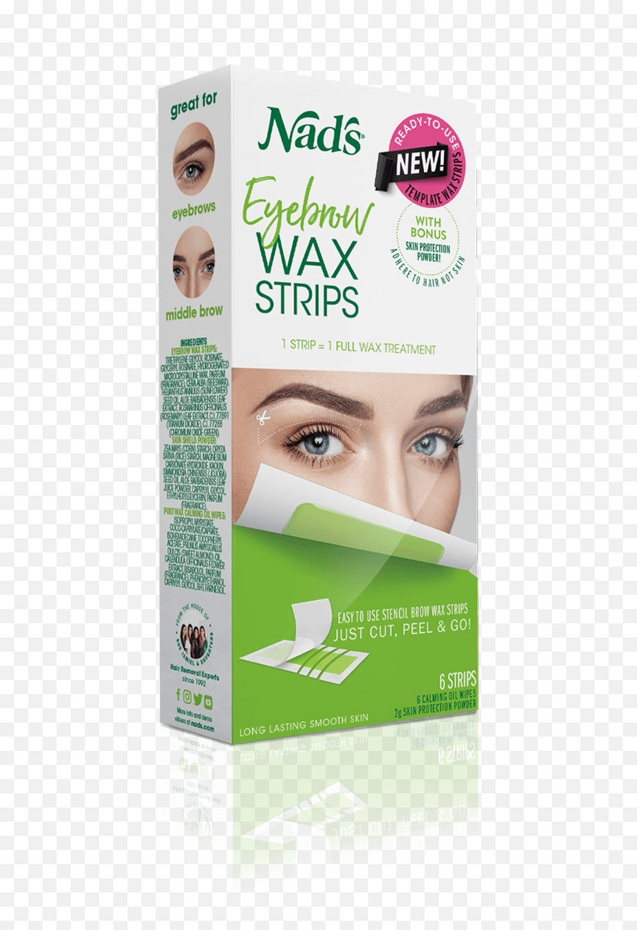 Nadu0027s Hair Removal Eyebrow Wax Strips - Wax Strips For Your Eyebrows Png,Brows Png