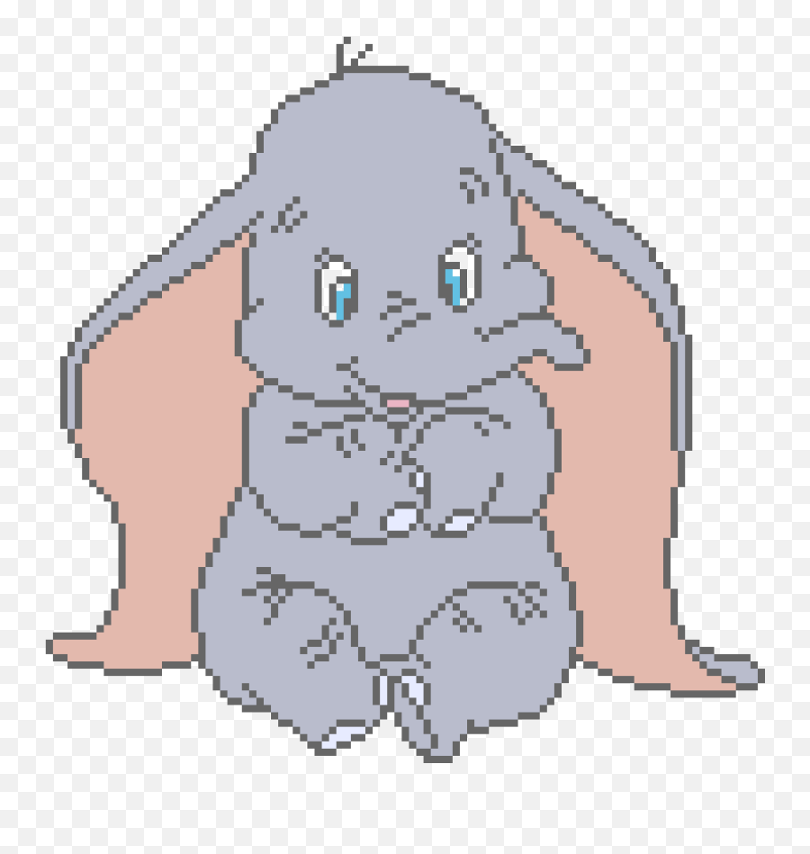 Dumbo Pixel Art Maker - Pixel Art Disney Dumbo Png,Dumbo Png