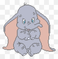Dumbo Pixel Art Maker - Pixel Art Disney Dumbo Png,Dumbo Png