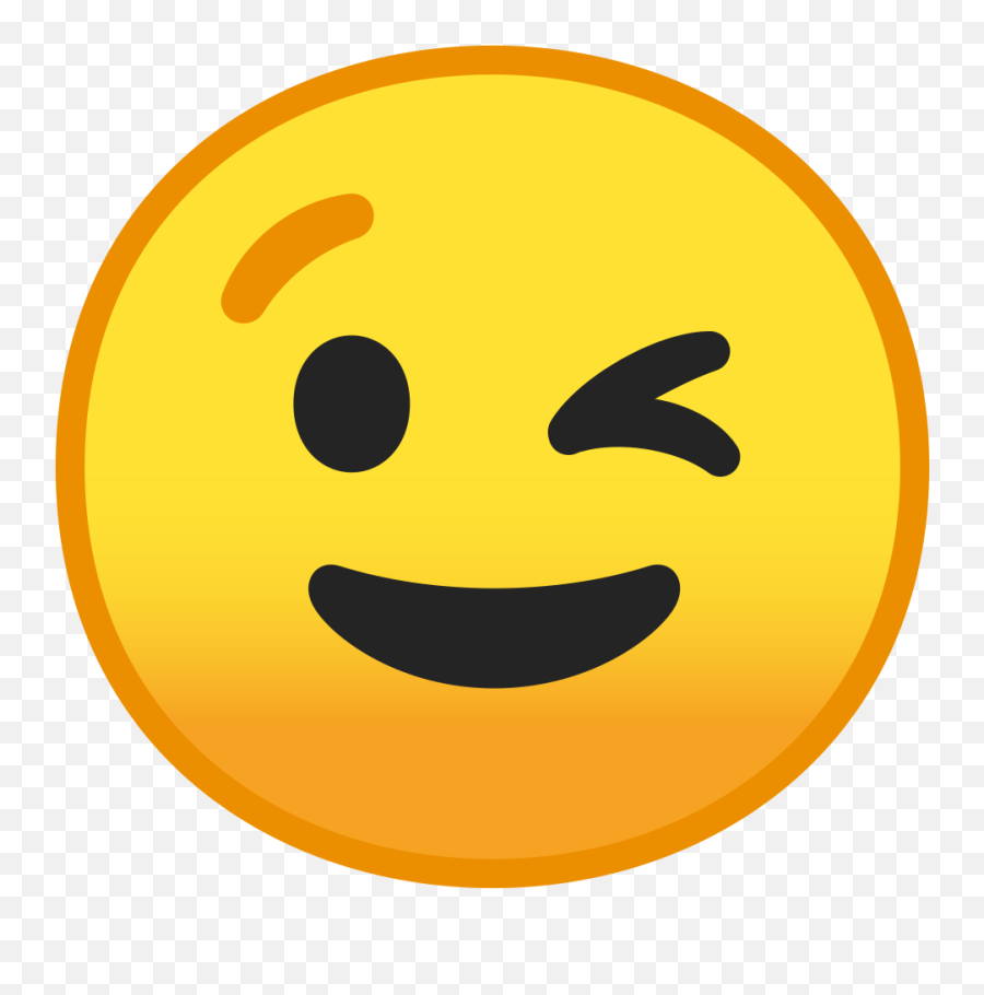 Winking Face Emoji - Wink Emoji Png,Wink Emoji Png