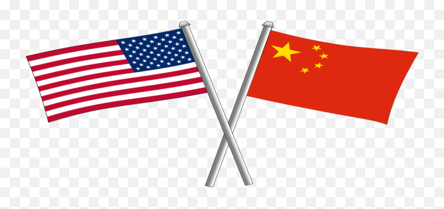 Us And China Flag Clipart - China Usa Flag Transparent Png,China Flag Transparent