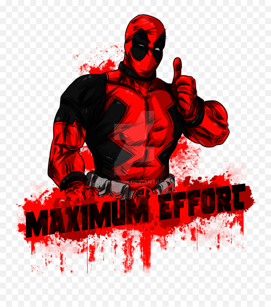Maximum Effort Deadpool Iphone - Deadpool Png,Deadpool Logo Wallpaper -  free transparent png images 