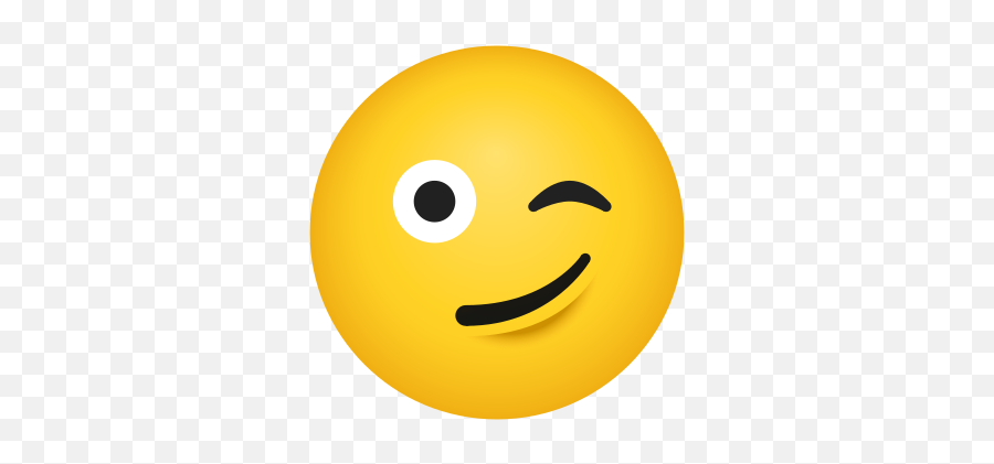 Winking Face Icon - Happy Png,Winking Emoji Transparent