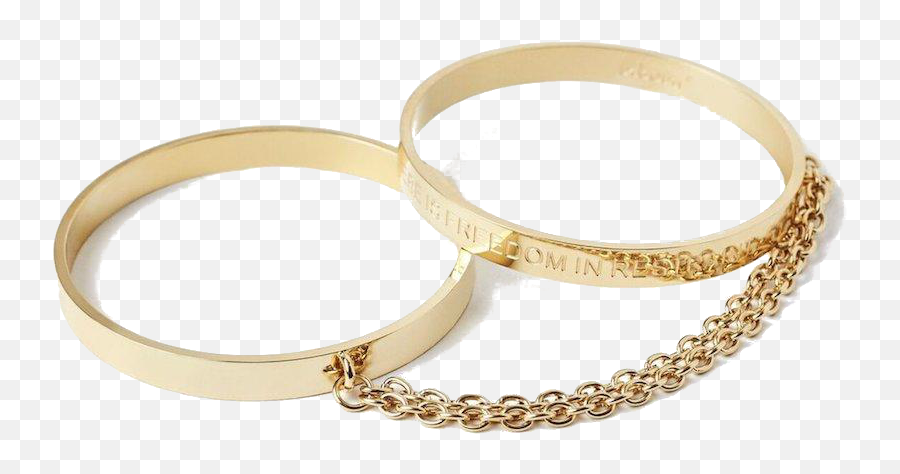 24k Gold Bangle Handcuffsu2028 - Gold Png,Handcuffs Transparent