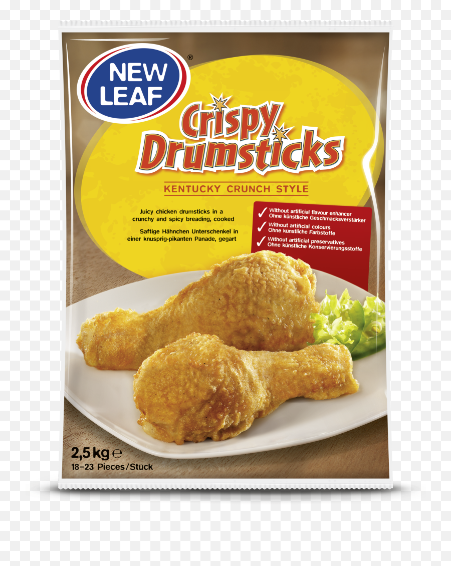 New Leaf Crispy Drumstick - Food Png,Drumsticks Png