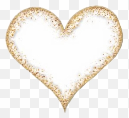 Gold Glitter Heart Png - love valentinesday Girly