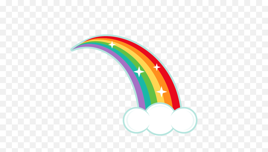 Free Transparent Rainbow Cliparts Download Clip Art - Cute Rainbow Clipart Png,Transparent Rainbow Png