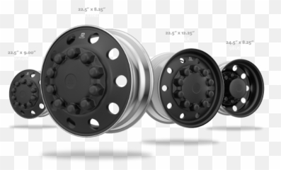 Dura - Black Aluminum Matte Wheels Alcoa Bright png