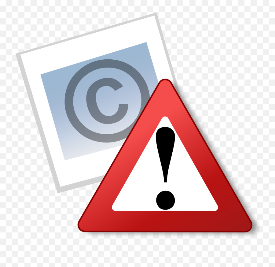 Filewarning Copyright Iconsvg - Wikimedia Commons Clip Art Png,Copyright Icon Png
