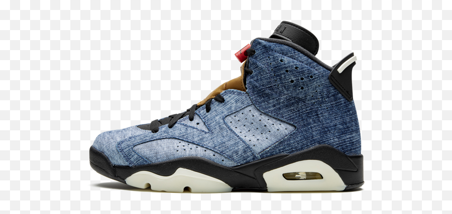 Air Jordan 6 U201cwashed Denimu201d - Jordan 6 Jeans Png,Authentic Icon Jeans