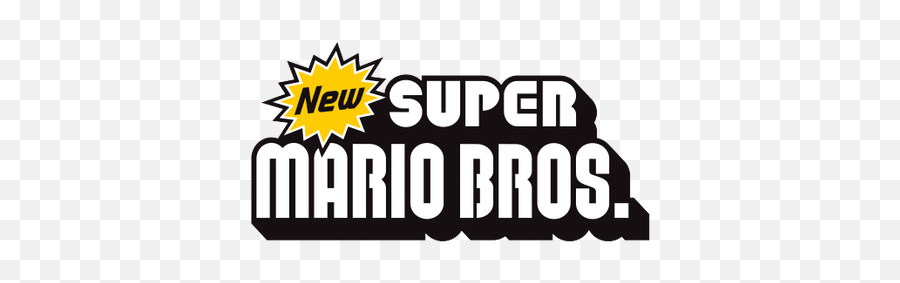 New Super Mario Bros Logo Transparent - New Super Mario Bros Logo Png,Mario Logo Transparent