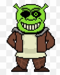 Shrek Head Pixel Art - Shrek Pixel Art Png,Shrek Head Png
